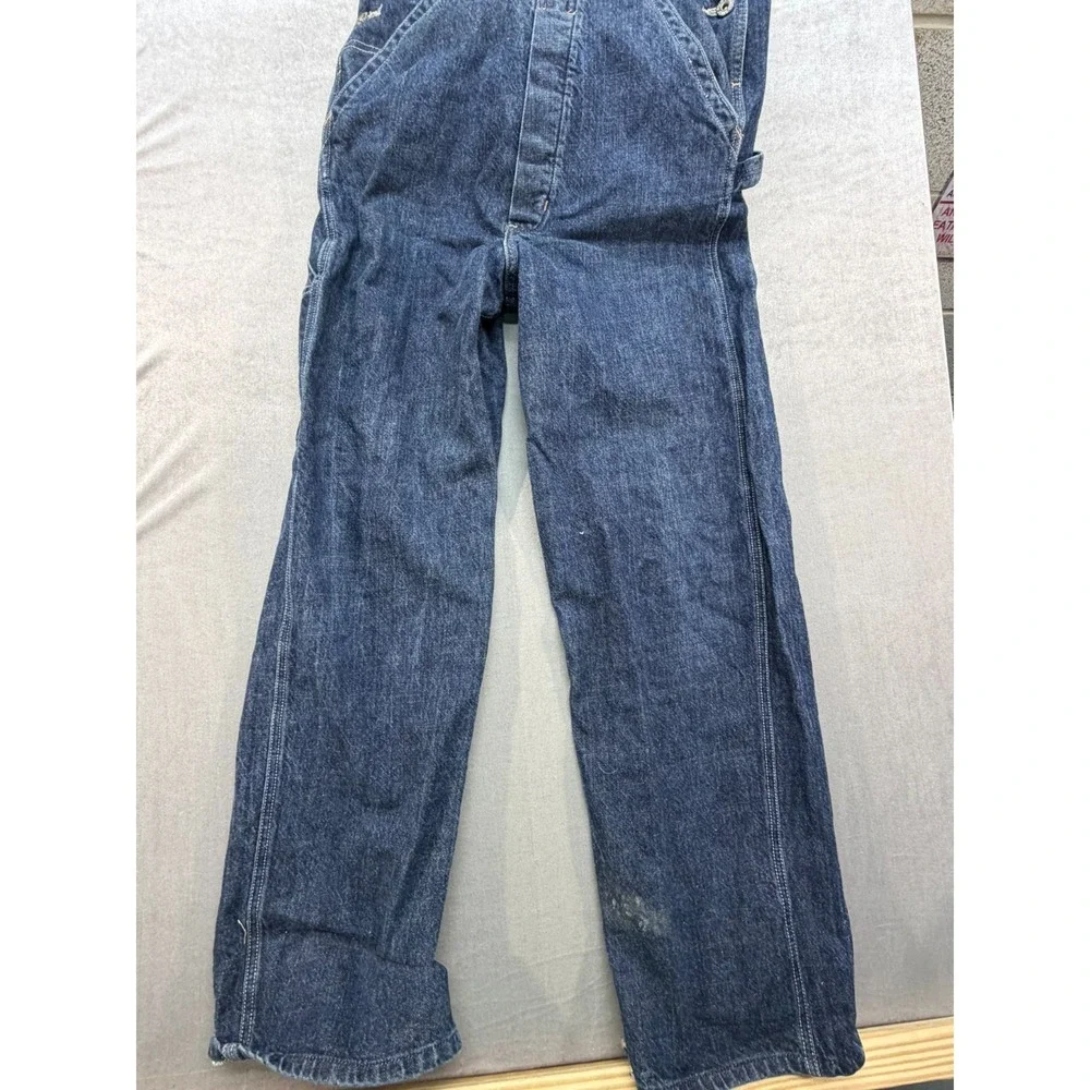 Vintage Y2K 90s Polo Jeans Workwear Ralph Lauren Denim Coveralls Women Size Smal - Picture 3 of 16